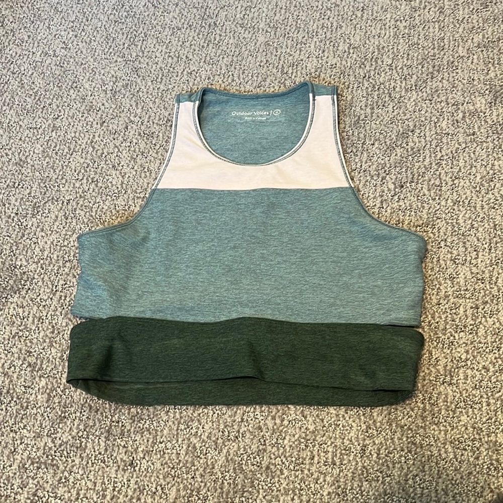 NWOT Outdoor Voices Crop Racerback